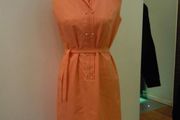 Vintage 1960s Day Dress With Matching Belt Mod