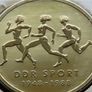 East Germany DDR Olympics 1988 Athletics coin stamp cover 10 mark BUNC vintage limited edition Image 2