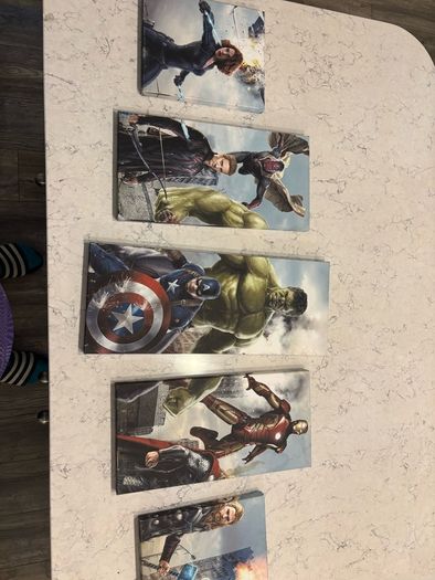 Marvel Avengers Canvas set