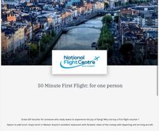 Two first Flights Voucher for 50 minutes