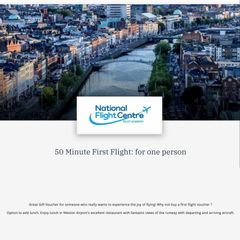Two first Flights Voucher for 50 minutes