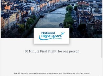 Two first Flights Voucher for 50 minutes