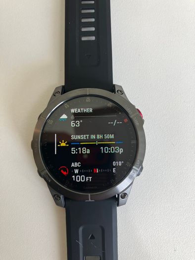 Garmin Epix Gen 2 Sapphire Edition 47mm Black Titanium | Never Used | Factory Refurbished