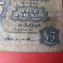 The National Bank Limited 1939 Five Pound Note Image 5