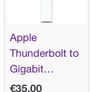 Apple Thunderbolt to Gigabit Ethernet Adapter (brand new) Image 4