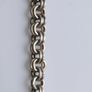 Vintage Sterling Silver 925 Heavy Rolo chain. Length 17" Weight 18,26g. Good quality. C1990s. Hallmark 925 Image 5