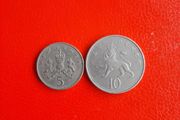 1968 British 5 and 10 'New Pence'