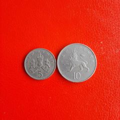 1968 British 5 and 10 'New Pence'