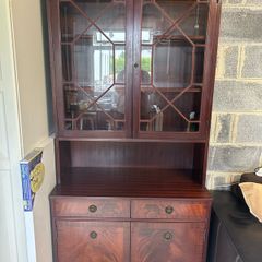 rosewood display cabinet