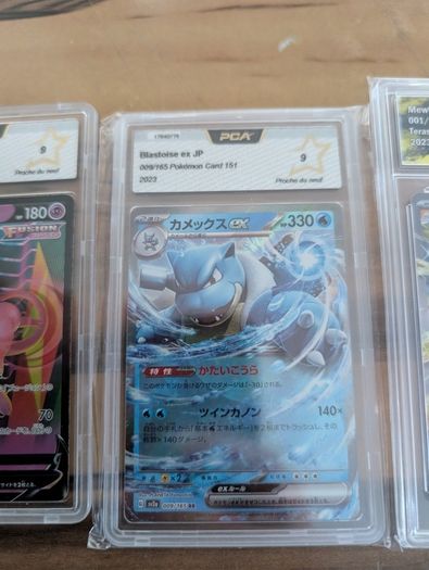 Graded pokemon cards