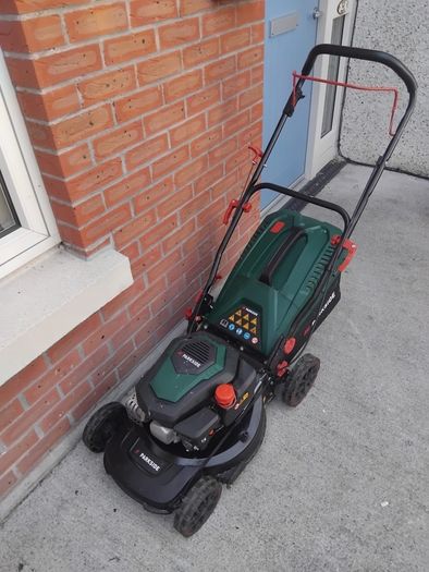 petrol lawnmower