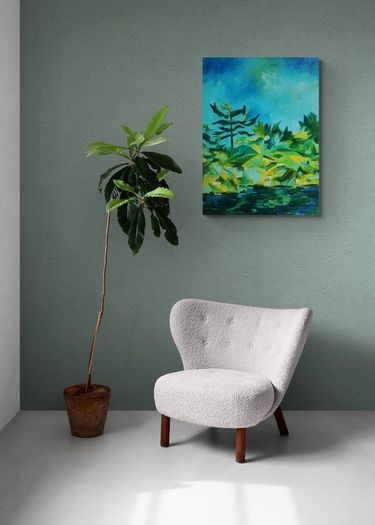 Original hand paint picture, painting by Strzala