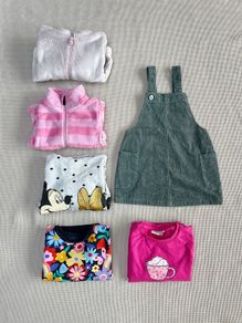 7 Items Essential Girl Clothes Bundles 3-4 Years Old 104cm