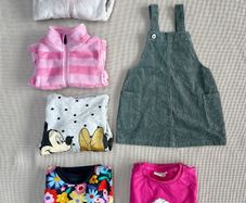 7 Items Essential Girl Clothes Bundles 3-4 Years Old 104cm