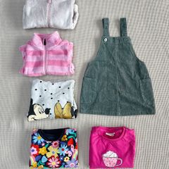 7 Items Essential Girl Clothes Bundles 3-4 Years Old 104cm