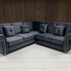 Olympia Ashwin Grey Scatter & Fullback Sofa