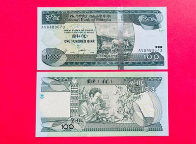 Ethiopia   100 Birr   2008  PICK  52d. ( uncirculated)