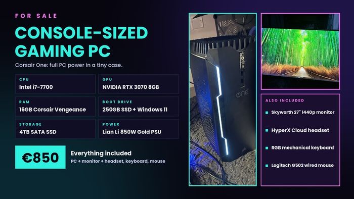 Corsair One Gaming PC