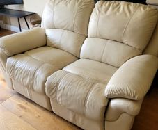Two-Seater Cream Sofa