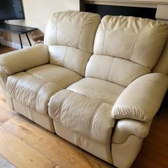 Two-Seater Cream Sofa