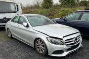 Breaking Mercedes c350e 2016 c class w205 hybrid
