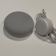 Google Nest Mini 2nd Generation Smart Speaker - Chalk / Grey