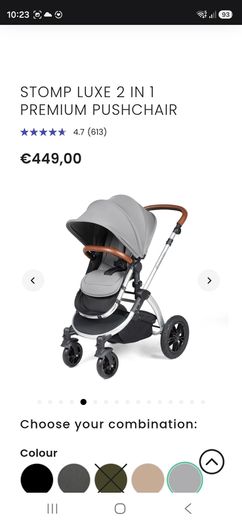Ickle Bubba Stomp V3 Travel System Pram/buggy/car seat