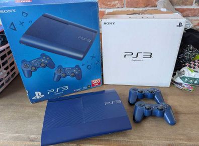 FOR REPAIR - Special Edition BOXED Ps3 Super Slim - Azerite Blue