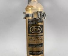 Vintage brass fire extinguisher Canada
