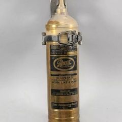 Vintage brass fire extinguisher Canada