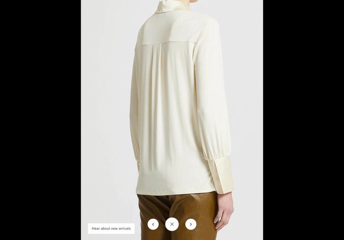 Marella silk cream shirt