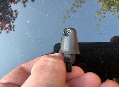 Honda CRX rear washer nozzle