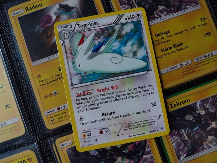 Togekiss ! Holo Rare ! from Plasma Storm Set ! 2012 ! Pokemon Card !
