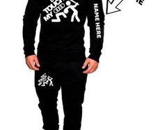 Personalised Don't touch my Audi tracksuit black audi hoodie with sweatpants