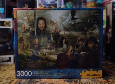 The Lord Of The Rings ! 3000 Piece Puzzle ! Brand New and Sealed ! by Aquarius !