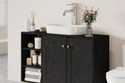 Kitchen Sideboard Cabinet with 2 Doors,Open Compartment, Chest of Drawers, Adjustable Shelf