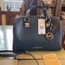 Michael Kors  SALE  New with tags on Grayson Navy medium duffle  satchel . Image 4