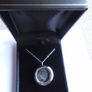 Gemstone jewellery, Floating pendant, Moldavite, Jewellery, Gift Image 9