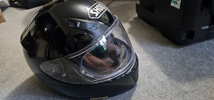 SHOEI RYD Full Face Motorcycle Helmet, XL, Pinlock (Black)