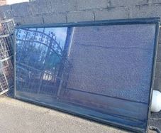 Euro C20 AR hot water solar thermal panels x 2 and extras