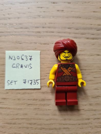 lego njo0637 gravis, set ninjago 71735