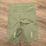 Adidas ocean plastic khaki cycling shorts XS/S Image 5