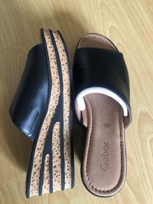 Heeled mules (wedges) brand new UK6.5