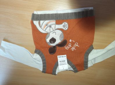 Baby sleeveless jumper and top set, new,age 12-18 months