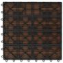 22 pcs Decking Tiles 30x30 cm 2 sqm WPC Dark Brown Image 6