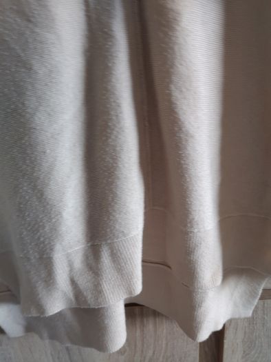 100% acrylic Beige sweater label size UK 8 but fits 8 10 small 12 worn once