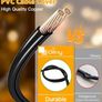 15m, LED String Light Mains Powered, with Plug/25+2 Shatterproof G40 Bulbs/Hook, Bright Warm White Lighting Outside Indoor Tree Garden Decorations Image 4