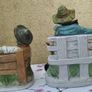 Two man figurines of Capodimonte style Image 10