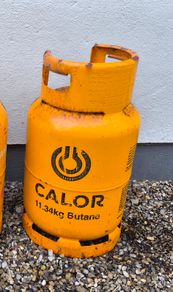 Butane Gas Cylinder Half Full