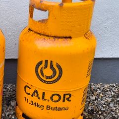 Butane Gas Cylinder Half Full